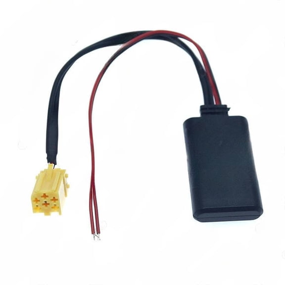 Suitable for Fiat Alpha Blue Flag SMART 451 car audio AUX cable, Bluetooth audio cable with MIC