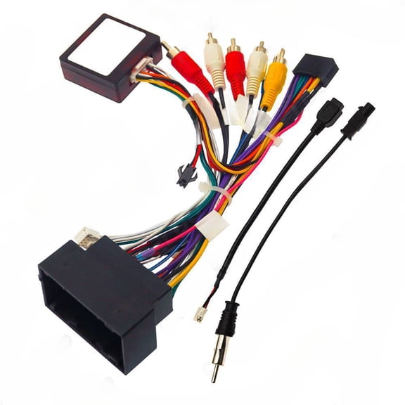 Suitable for Fiat Doblo/500L/Fiorino/JEEP Wrangler navigation modification power cord+protocol box