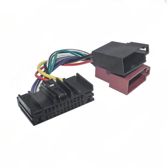 Suitable for Ford Focus Carnival Mondeo C-Max Land Rover original car CD modification tail line ISO adapter harness