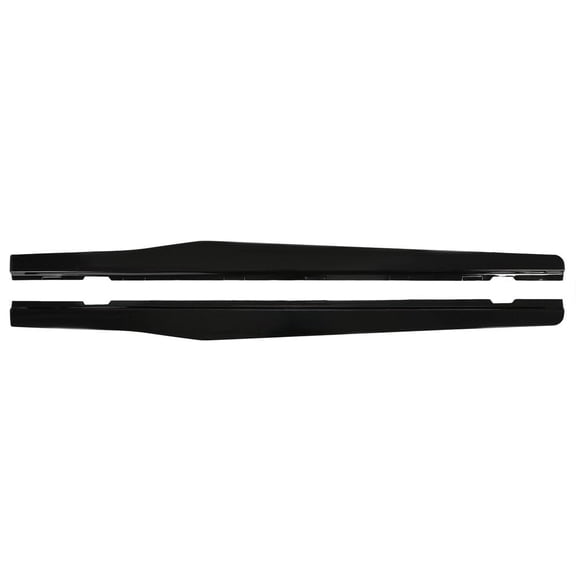 Suitable for Glossy Black Side Skirts for 2010-2015 Chevy Camaro LT LS SS - Durable PP Rocker Panel Extensions Body Kit