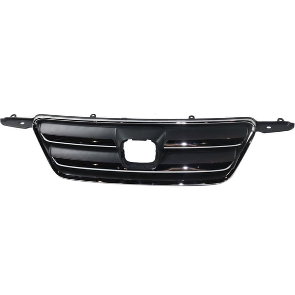 Suitable for Honda CR-V Grille Assembly (2005-2006) - Chrome Shell with Dark Gray Painted Insert for Enhanced Style and Durability
