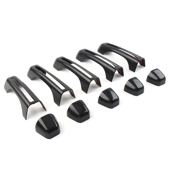 Suitable for Jeep Wrangler JL 2018-2020 2019 4-DR 5x ABS tailgate handle cover decoration-