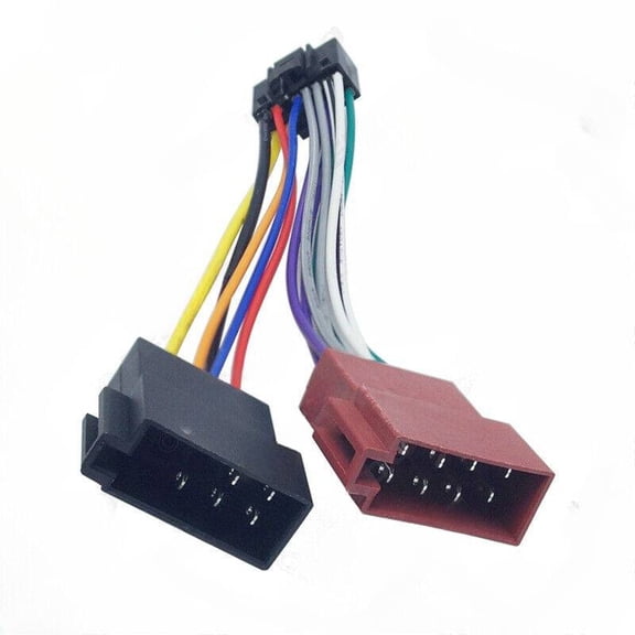 Suitable for Kenwood DVD player power tail line to ISO speaker line, car audio modification line