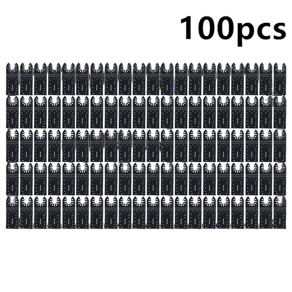 100-Piece Oscillating Multi-Tool Blade Set - Universal Fit for Most Oscillating Tools - Wood, Metal & Drywall Cutting Blades