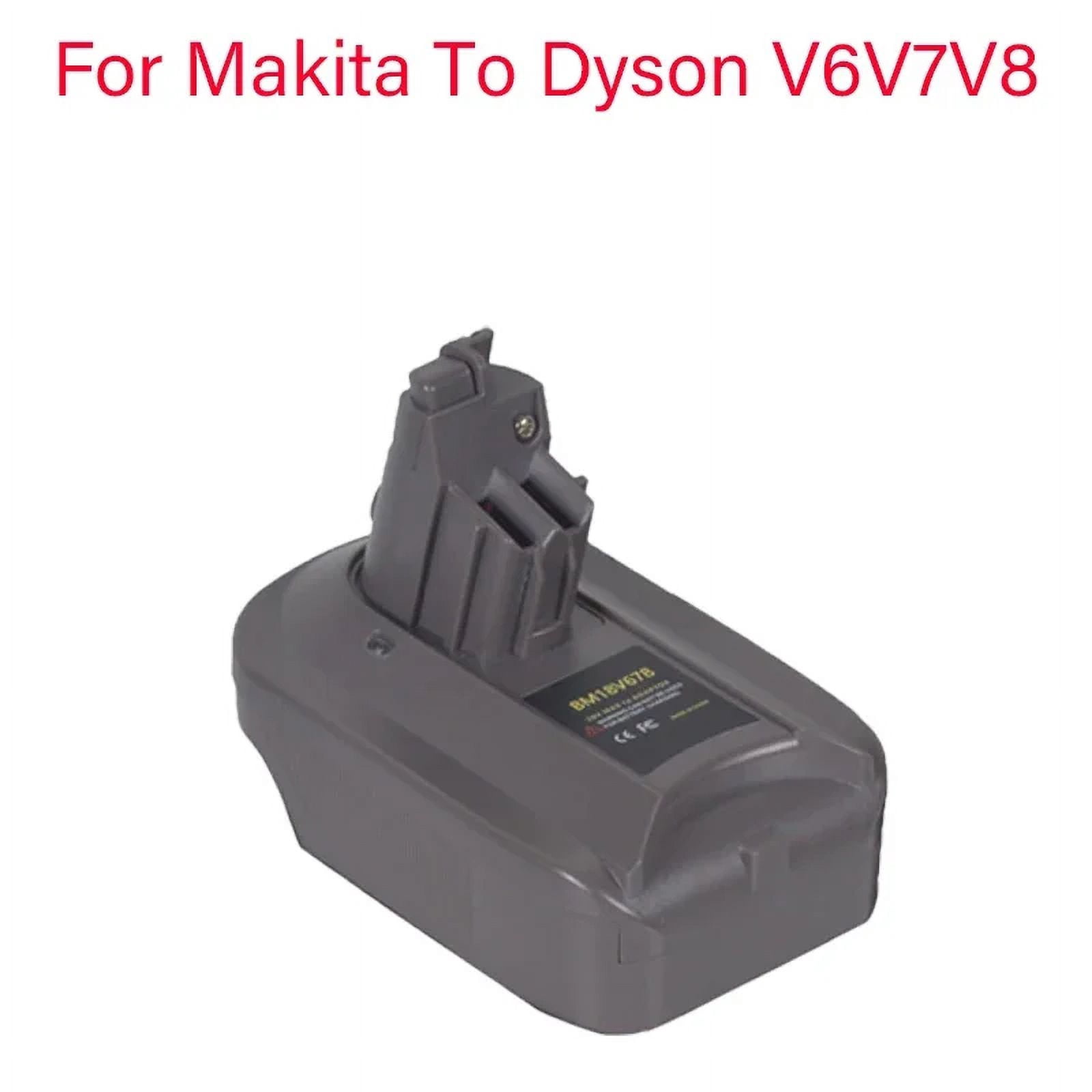 Suitable for Makita/Bosch/Dewalt/Milwaukee Battery DM18V678 BMV678 Battery Adapter Converter for Dyson V6 V7 V8 Battery Adapter