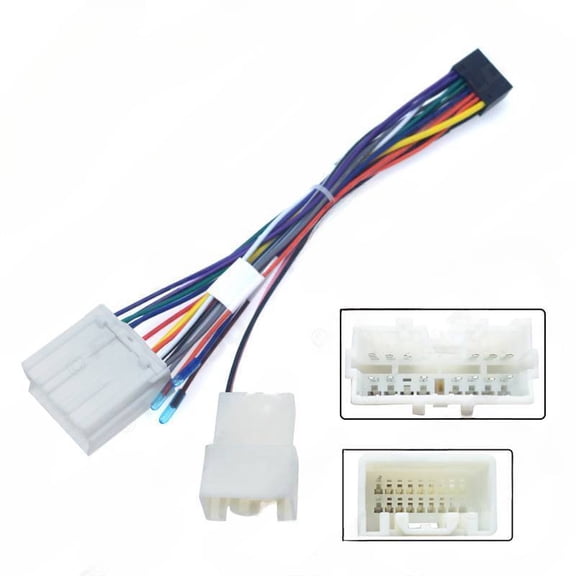 Suitable for Mitsubishi Jinchang 16 pin Android navigation host power cord, Palm News 16P modification navigation cable modification cable