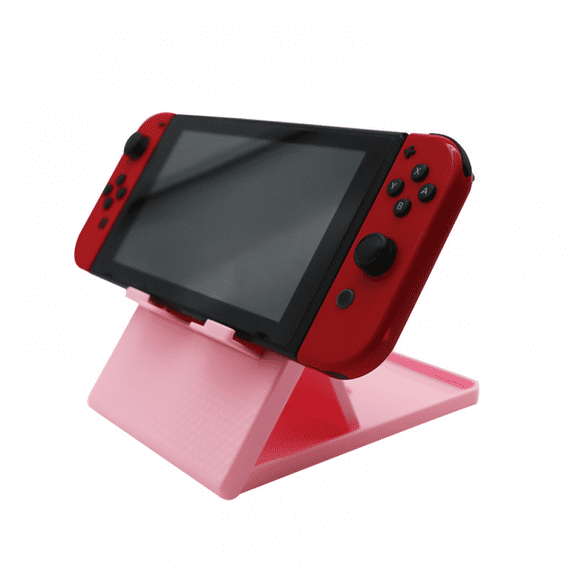 Simple Base for Nintendo Switch/OLED/Lite & Switch 2, Portable Folding Stand-Pink