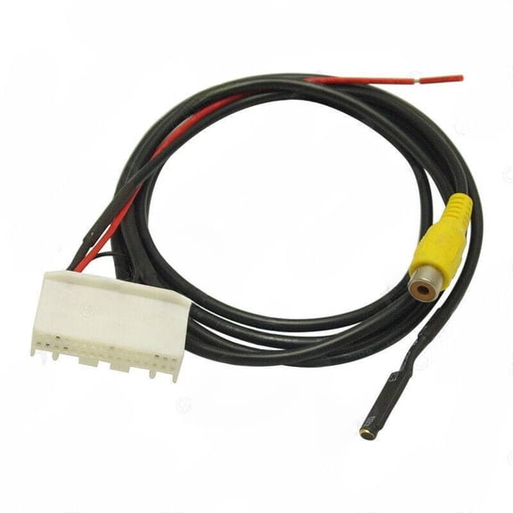 Suitable for Nissan Qashqai Sylphy Teana X-Trail camera reversing video cable with microphone cable adapter