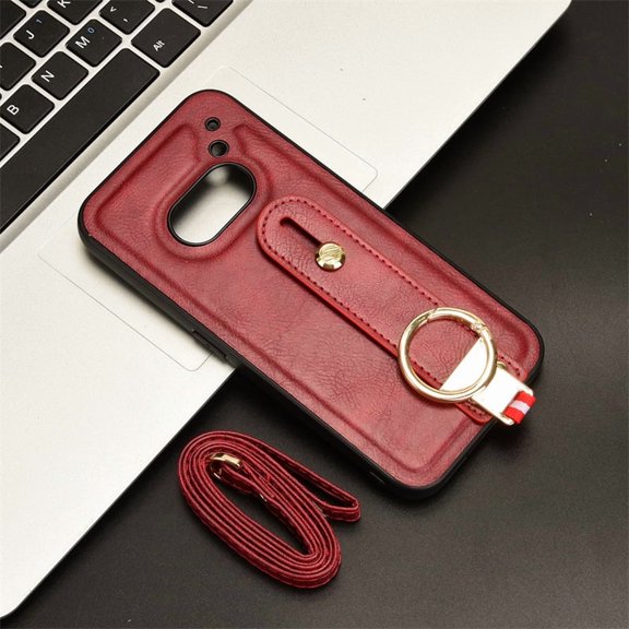 Suitable for Nothing Phone 3A Pro 2A CMF Phone 1 phone case wristband anti-fall protective leather case