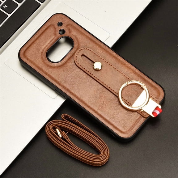 Suitable for Nothing Phone 3A Pro 2A CMF Phone 1 phone case wristband anti-fall protective leather case