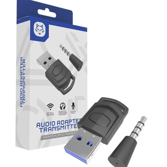 Suitable for PS5/PS4/PC Bluetooth audio transmitter receiver, PS5 wireless headphone receiver plug and play, compatible with PS4/PS5 PlayStation