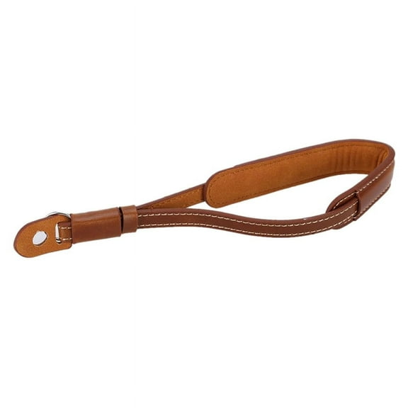 Suitable for SLR Leather Wrist Strap Digital Camera Anti-Lost and Anti-Fall Hand Strap -Brown
