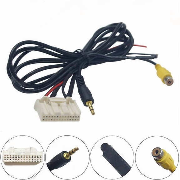 Suitable for Toyota's new RAV4/Ruizhi car CD player with microphone, Bluetooth cable, AUX audio input cable