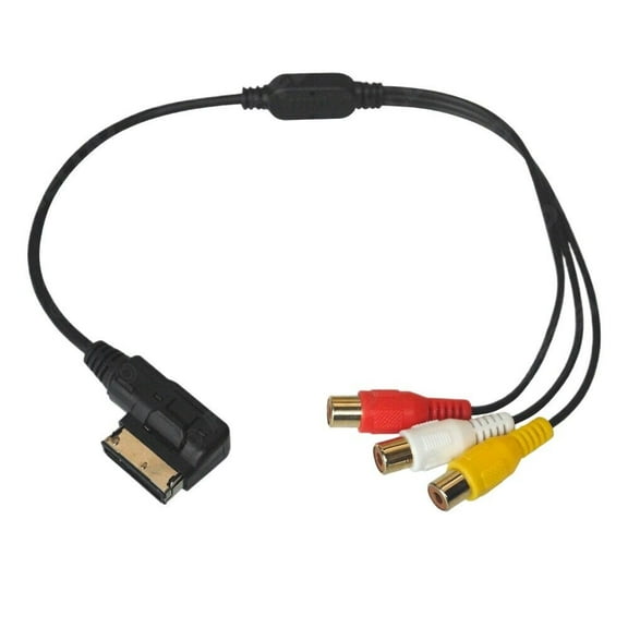 Suitable for Volkswagen/Audi AMI A6L/Q5/Q7/A8/A5/A7/A4L RCA data cable AUX audio cable