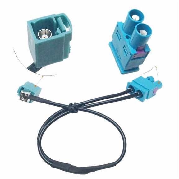 Suitable for Volkswagen/Audi/Skoda radio antenna, Volkswagen FAKRA2-Z radio adapter with amplifier