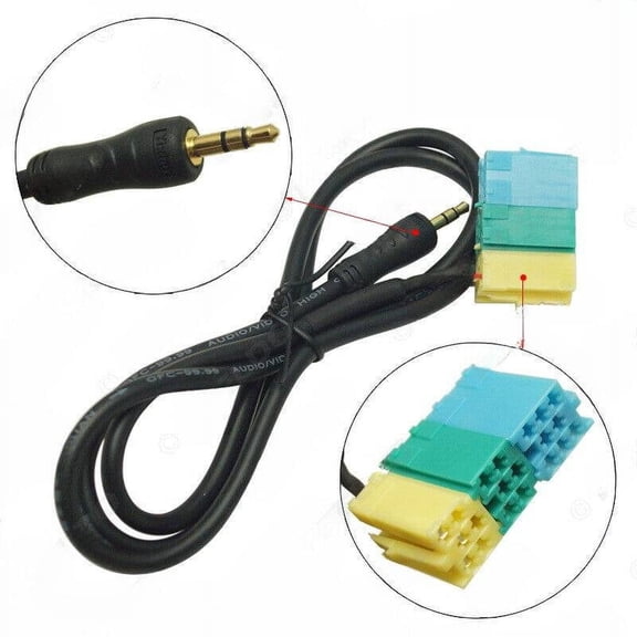 Suitable for Volkswagen Golf 6/New Bora AUX cable audio connection cable, original car CD player MP3 audio input cable