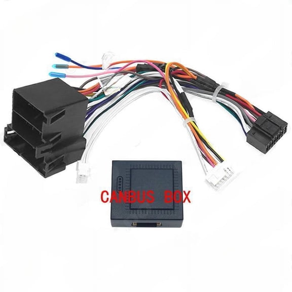 Suitable for Volkswagen small head high-low configuration universal Android navigation host power cord 16P pin with CANBUS protocol box