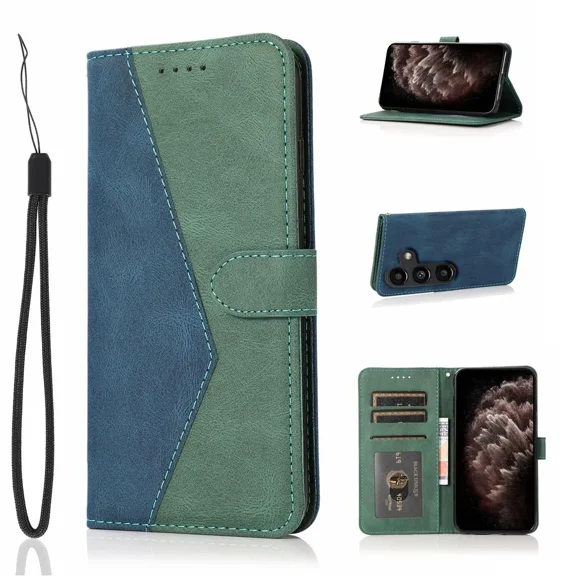 Suitable for Xiaomi POCO X3 NFC phone case, wallet cover, leather flip wrist guard, shock protection, ID credit card splicing phone case