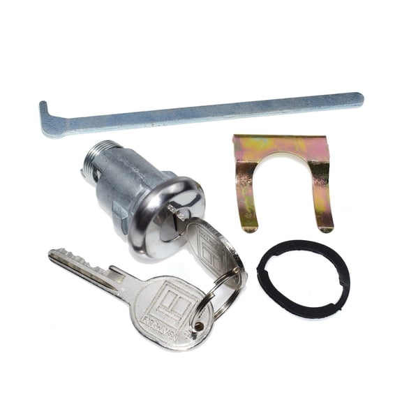 Suitable for for Chevrolet Corvette Impala Pontiac Car Trunk Lock Ribbed Cap Pear Head Key Set -