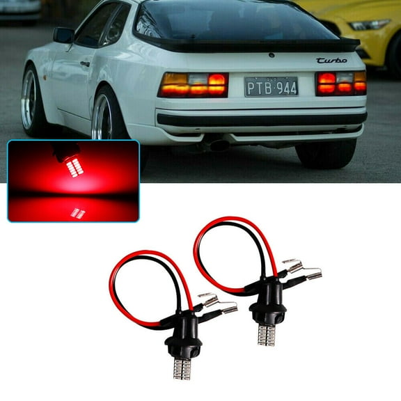 Suitable for for Porsche 944 924 951 LED red additional extended taillight Mod kit PLUG & PLAY-