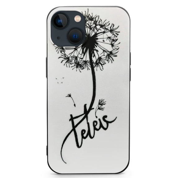 Suitable for iPhone dandelion phone case, it is a high-quality PC plastic protective case Suitable for iPhone 13/iPhone 14 full range phone cases