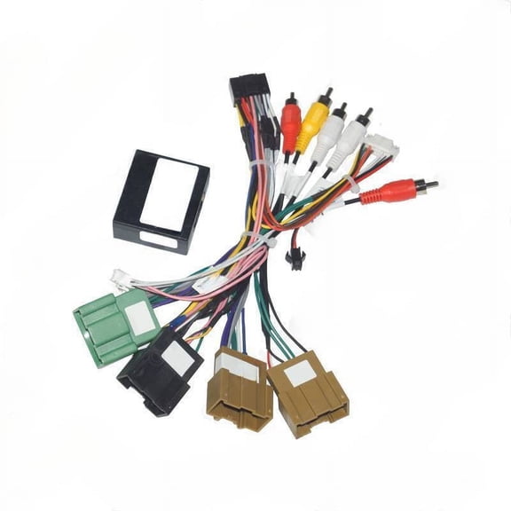 Suitable for the 2016 Buick Encore navigation modification power cord Palm News 16P Android large screen tail line+decoding box