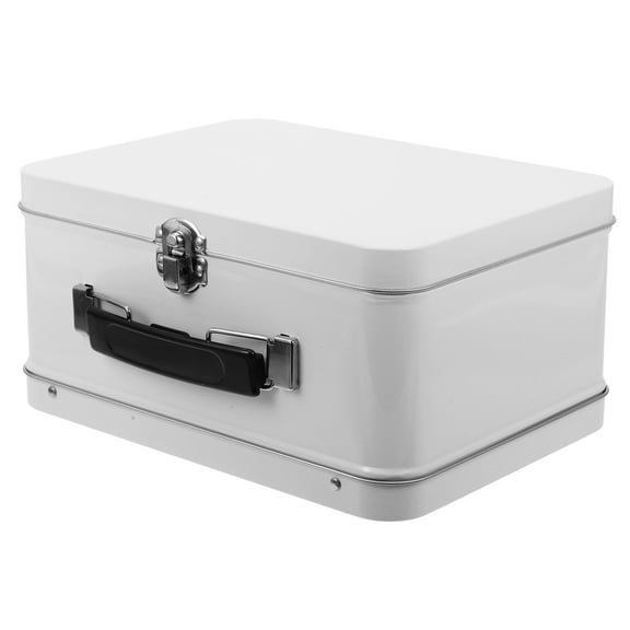 FONDOTIN White Box with Lid for Valentine’s Day, Wedding, Jewelry, and Special Occasion Packaging