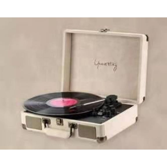Suitcase Portable Audio Turntable Machine Wireless Bluetooth Speaker Phonograph Retro Vinyl Record Player