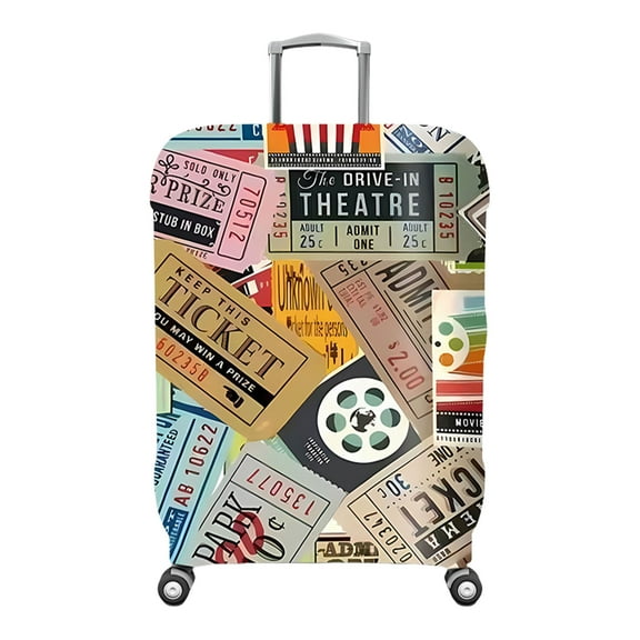 Suitcase Protective Cover Dustproof Luggage Cover Elastic Suitcase Protector Fit for 18-28'' Luggage Travel Accessories