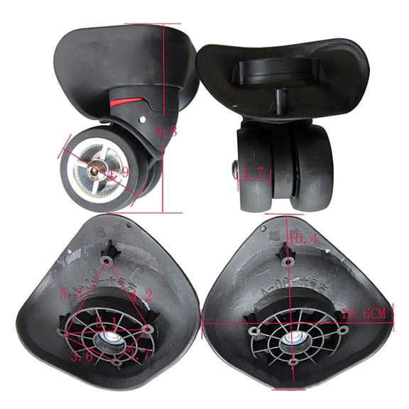 Suitcase Replacement Wheels Universal Wheels for Luggage for Case Suitcase Troll