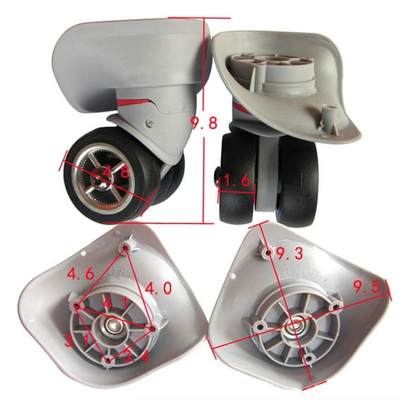 Suitcase Replacement Wheels Universal Wheels for Luggage for Case Suitcase Troll