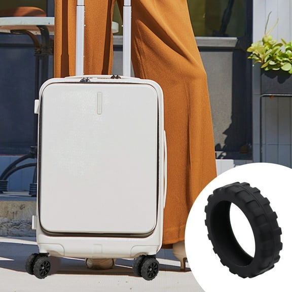 Suitcase Silica Gel Protective Cover Trolley Case Silent Universal Wheel Cover Wheel Noise Reduction Caster Protective Cover Can Increase Wear Resistance, Usupdd 2025 Suitcase Silica Gel