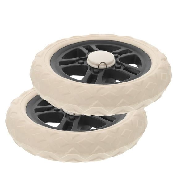 Suitcase Wheel Repair Cart Accessory Grocery Accessories Replacement Wheels Lawn Mower Elder Plastic 2 Pcs