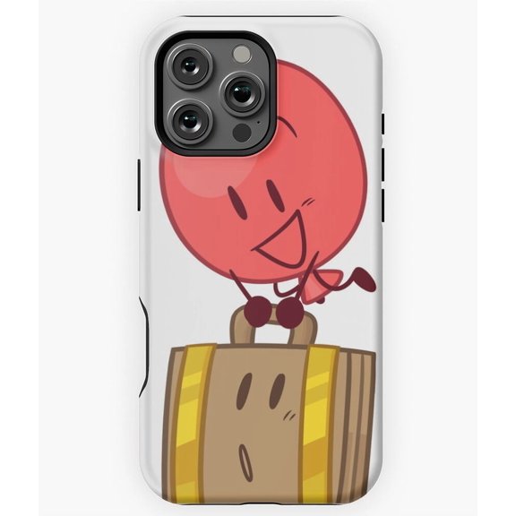 Suitcase and Balloon Inanimate Insanity Phone Case for iPhone 16 15 14 13 12 11 Pro Max