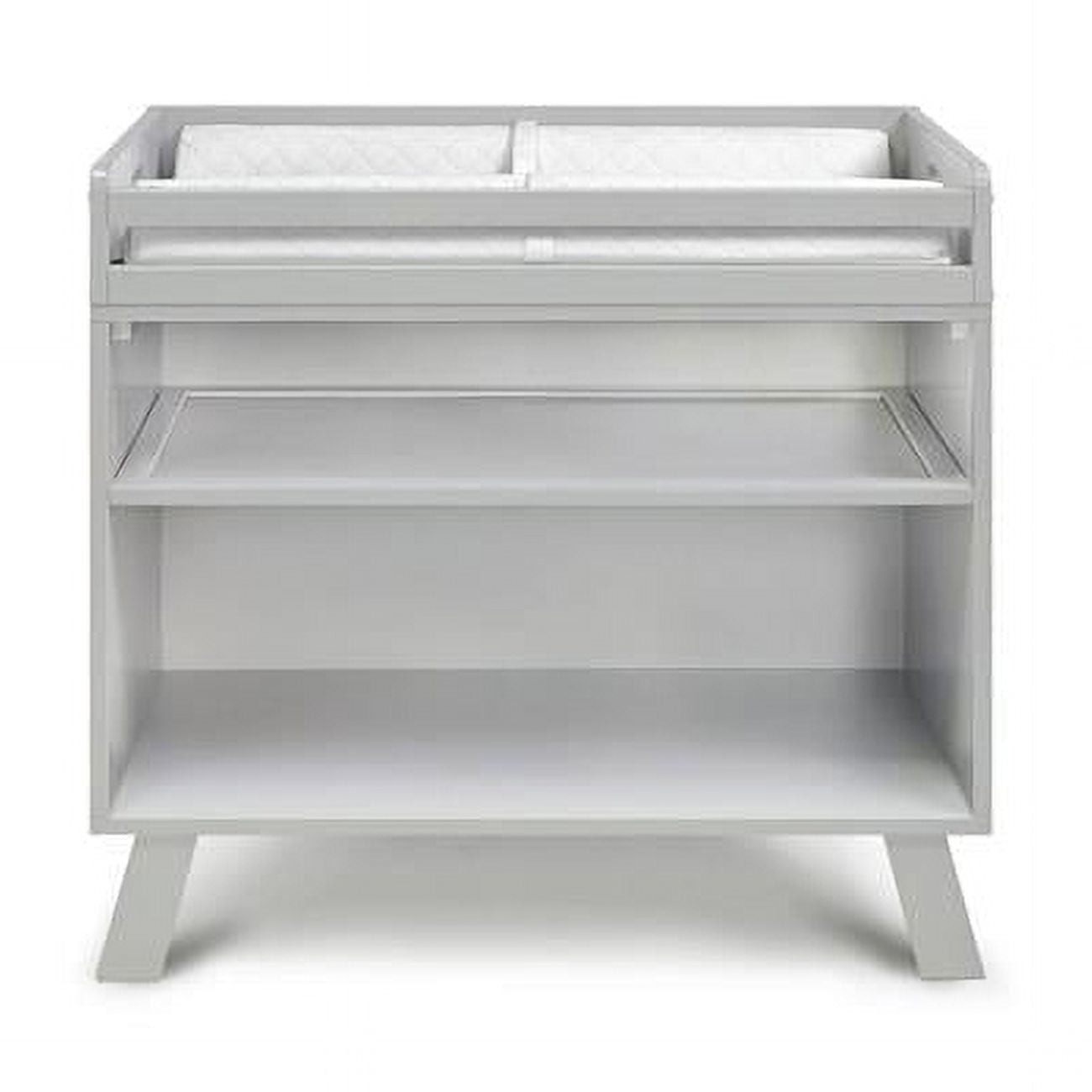 Suite Bebe Livia Multi Purpose Free Standing Changing Table with Removable Tray - Gray/Gray