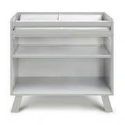 Suite Bebe Livia Multi Purpose Free Standing Changing Table with Removable Tray - Gray/Gray