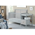 thumbnail image 1 of Suite Bebe Connelly 4-in-1 Convertible Crib and Changer Combo, Gray, 1 of 12