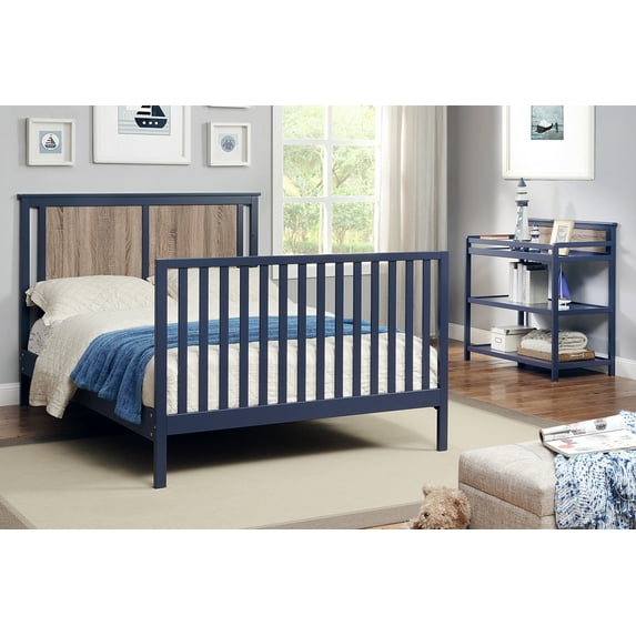 Suite Bebe Connelly Converstion Kit in Midnight Blue and Vintage Walnut Finish