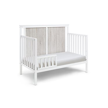 Suite Bebe Connelly Convertible Toddler Guard Rail - White Safety Bed Rail For Crib To Bed Transition