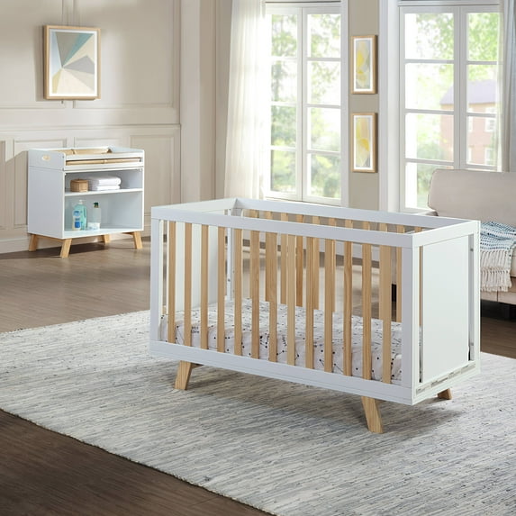 Suite Bebe Livia Crib White/Natural
