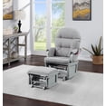thumbnail image 1 of Suite Bebe Madison Glider & Ottoman, Gray Finish with Oyster Cushions, 1 of 5