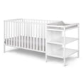 thumbnail image 1 of Suite Bebe Palmer 3-in-1 Convertible Crib and Changing Table Combo, White, 1 of 9