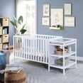 thumbnail image 1 of Suite Bebe Palmer 3-in-1 Convertible Crib and Changing Table Combo, White, 1 of 10