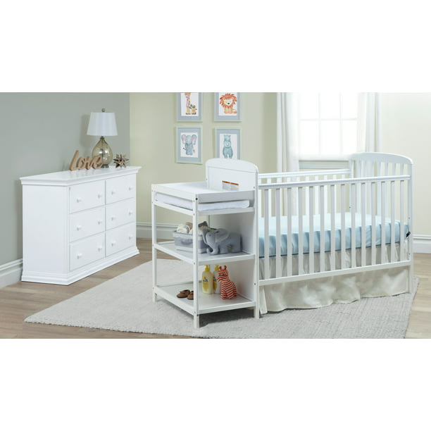 Suite Bebe Ramsey 3-in-1 Convertible Baby Crib and Changer