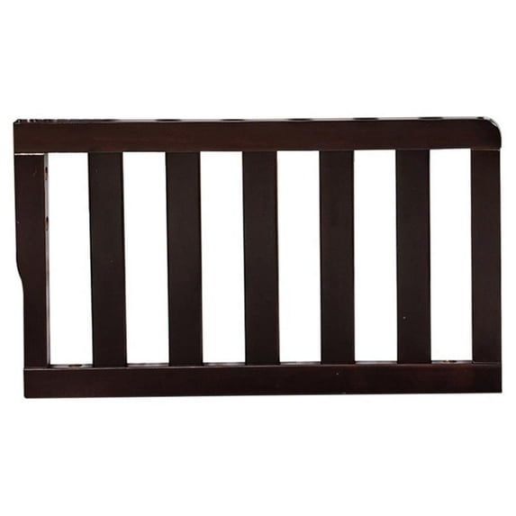 Suite Bebe Ramsey Toddler Guard Rail with Stabilizer Bar, Espresso Finish