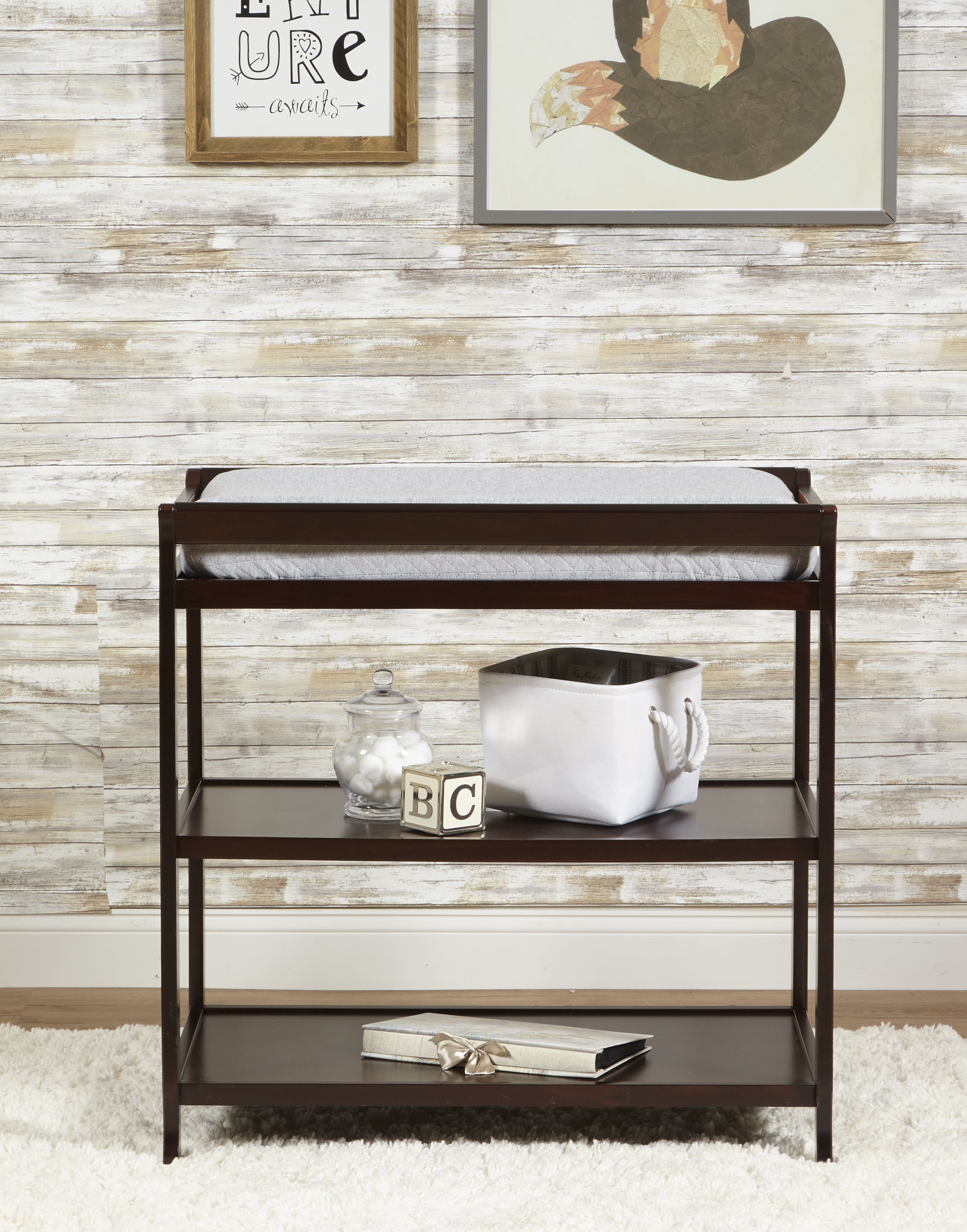 Suite Bebe Riley Changing Table, Espresso Finish