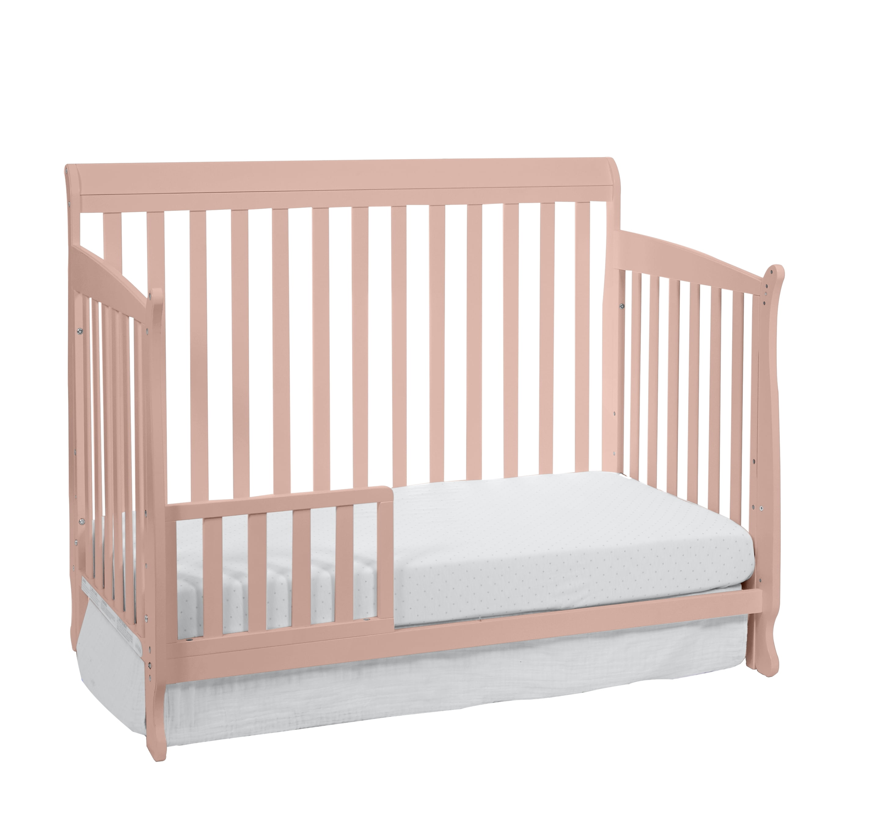 Suite Bebe Riley Crib and Toddler Guard Rail Bundle, Coral