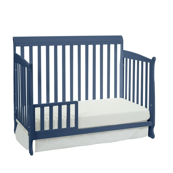Suite Bebe Riley Crib and Toddler Guard Rail Bundle, Navy