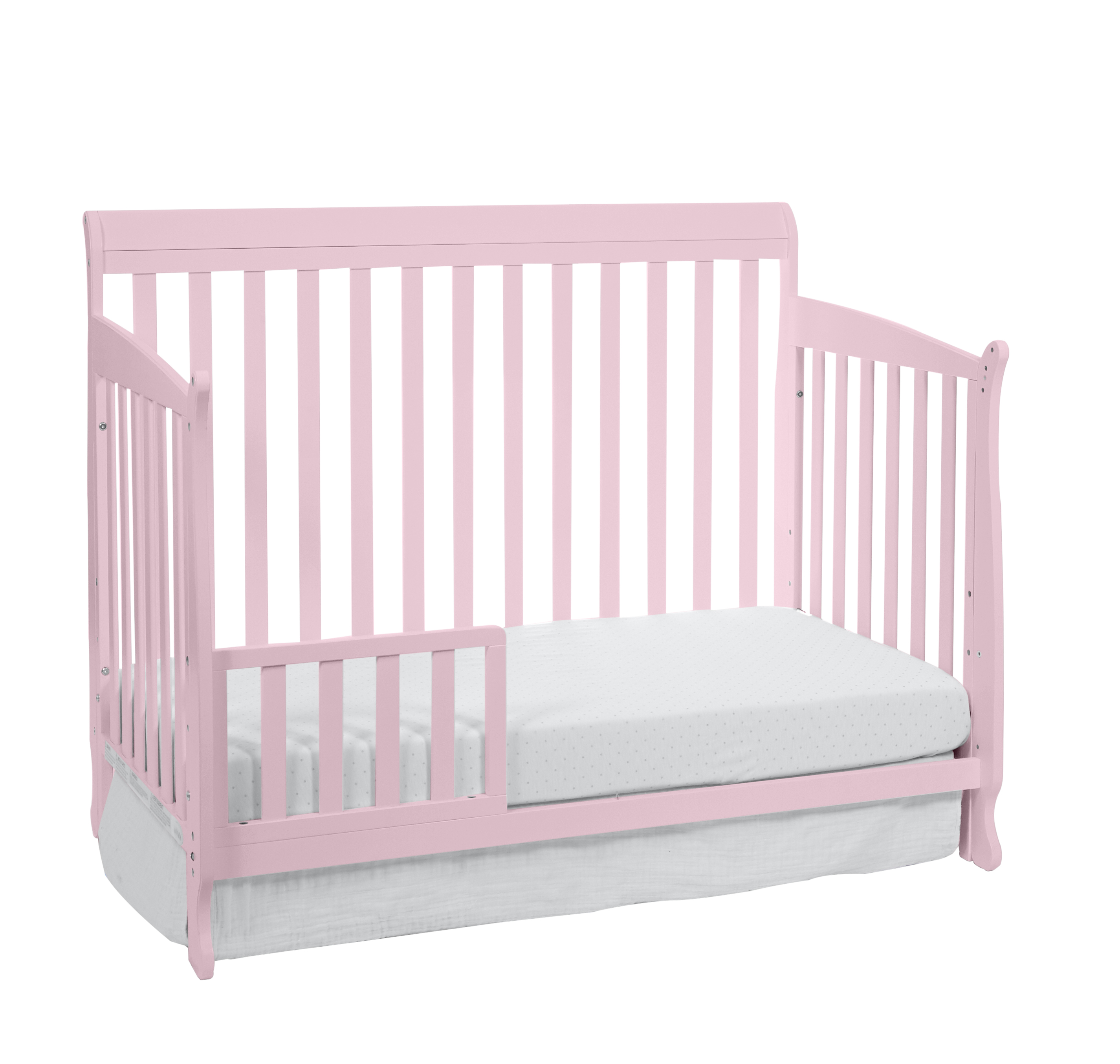 Suite Bebe Riley Crib and Toddler Guard Rail Bundle, Pink - image 1 of 8