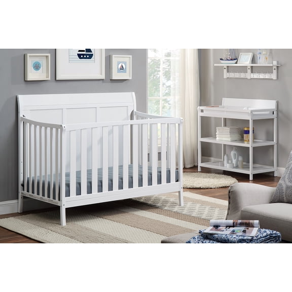 Suite Bebe Shailee Lifetime 4-in-1 Crib, White